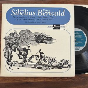 Jean Sibelius Franz Berwald String Quartet In D Minor Op. 56 LP Turnabout 34091S
